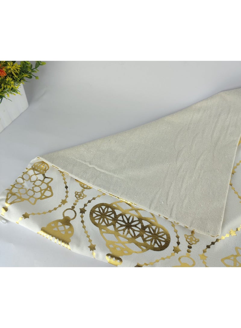 Set of 2 Ramadan Cushion Covers – High Quality Velvet & Linen - Image 4